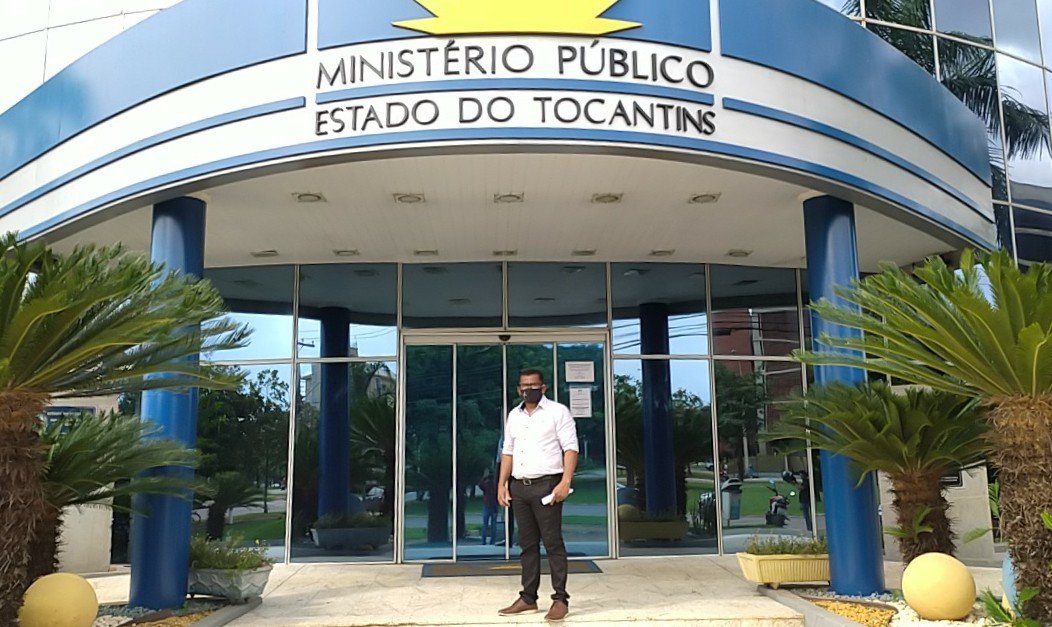 Na tarde desta quarta-feira, 17 de março, o Vereador SGT Júnior Brasão, PSB, esteve visitando o Ministério Público do Estado do Tocantins – MPE.