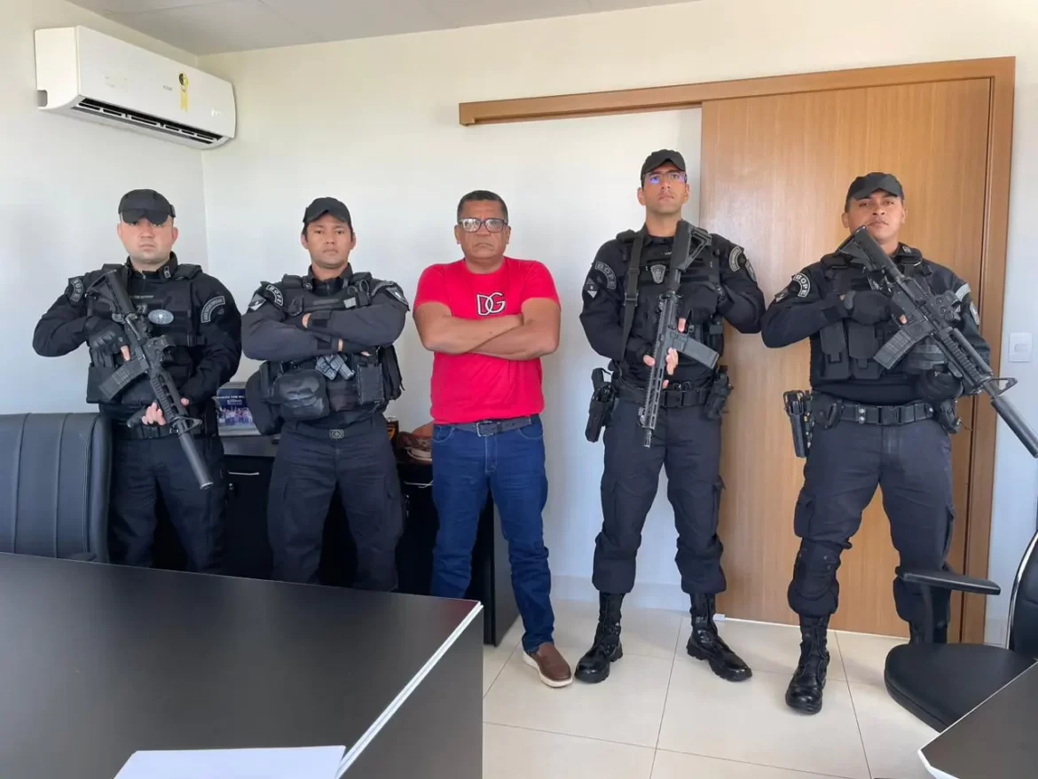 Vereador Sgt. Júnior Brasão recebe policiais do BOPE e parabeniza equipe pela captura dos assaltantes da agência bancária de Barrolândia
