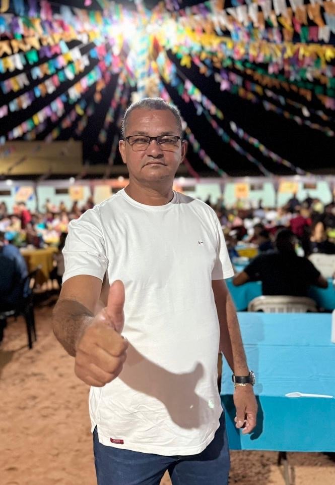 Vereador Nonatão da 4 recebe seu amigo e colega Vereador Marcos Júnior no Festejo de N. Sra. do Perpétuo Socorro, no Aureny IV