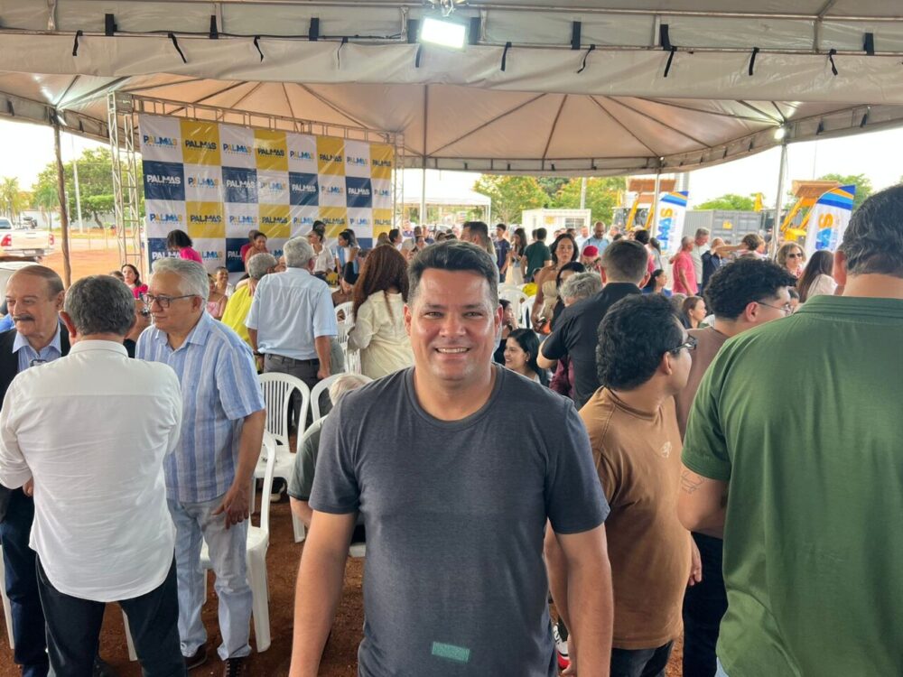 Vereador Walter Viana marca presença na assinatura da Ordem de Serviço do Centro de Educação e Saúde Inclusiva Sarah Gomes, em Palmas