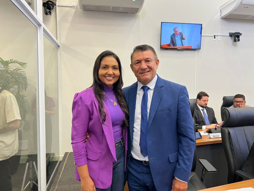 Vereador Márcio Reis projeta um 2026 promissor para Palmas ao lado da esposa, a deputada Vanda Monteiro