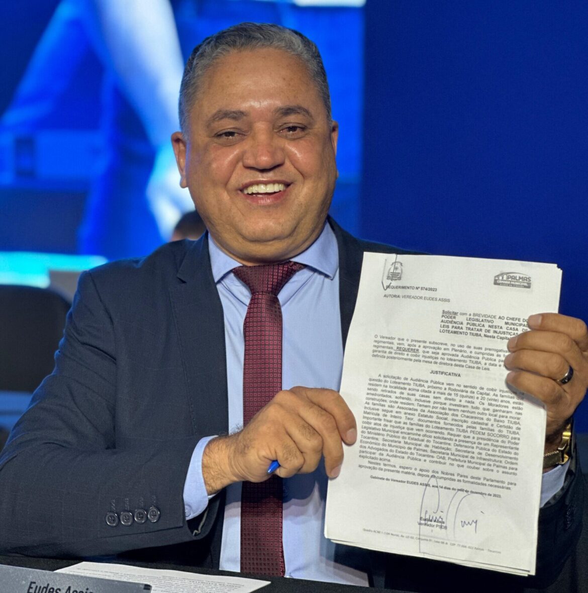 Eudes Assis propõe política inédita para combater obesidade infantil e mudar alimentação nas escolas públicas de Palmas