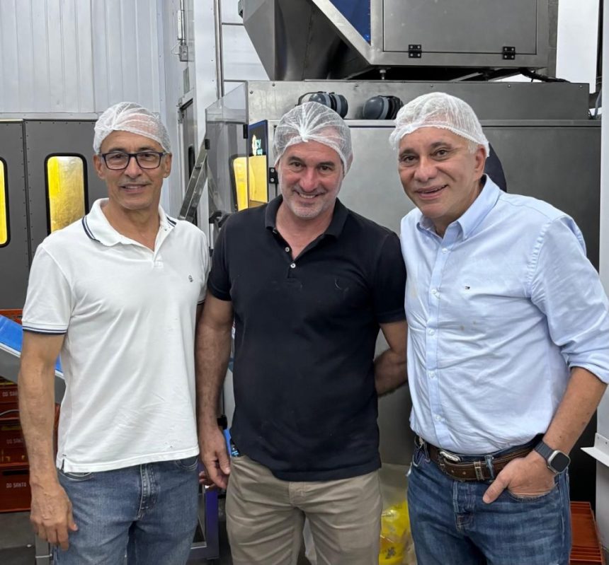 Vereador Amastha visita indústria Do Santo Alimentos e destaca importância do setor produtivo para Palmas