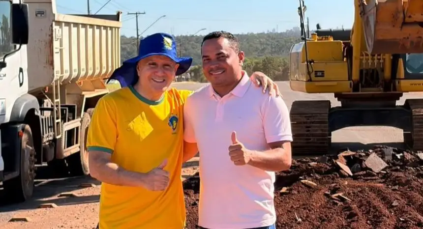Vereador Josmundo acompanha início das obras de recapeamento da Avenida Siqueira Campos na região sul de Palmas