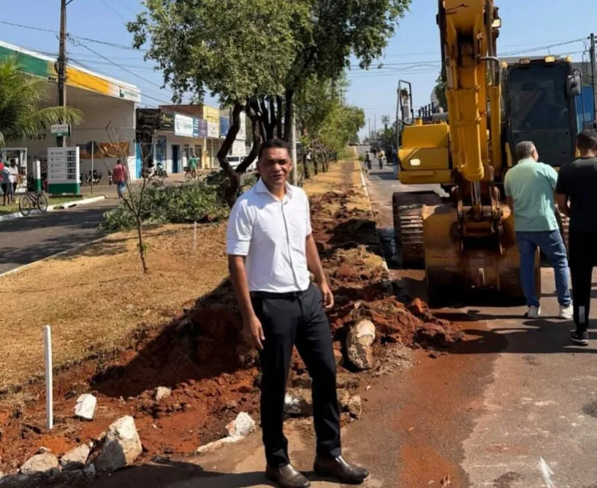 Vereador Waldson da Agesp acompanha de perto início das obras de requalificação da Avenida Tocantins