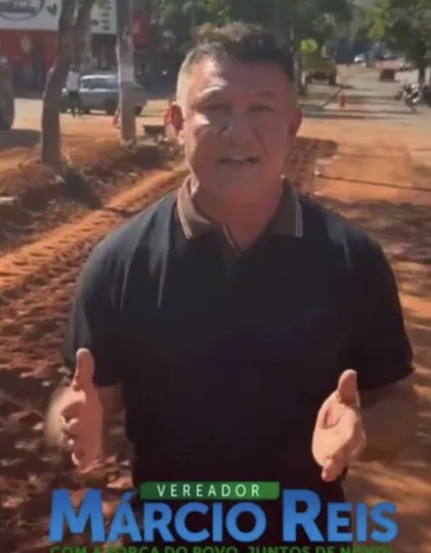 Vereador Márcio Reis acompanha obras da Avenida Tocantins e destaca atuação pela requalificação em Taquaralto